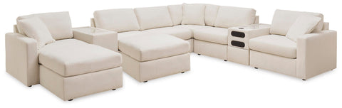 Solstice 8-Piece Sectional and 2 Ottomans
