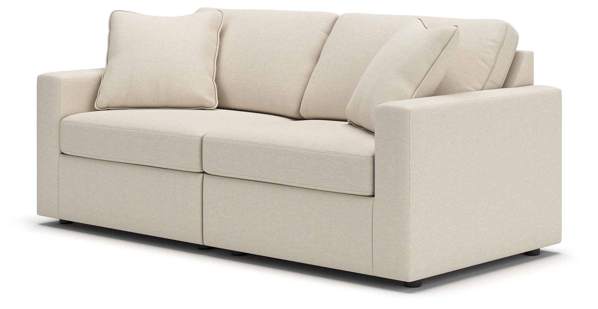 Modmax Pillar Peak Sectional Sofa and Loveseat