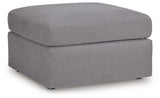 Solstice 4-Piece Sectional and Oversized Accent Ottoman