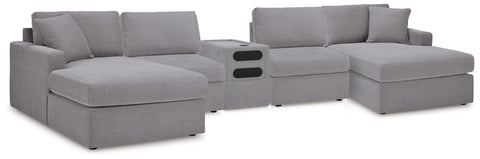 Solstice 5 Piece Sectional with Audio Console