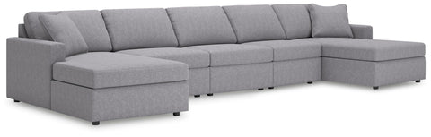 Solstice 5-Piece Double Chaise Sectional