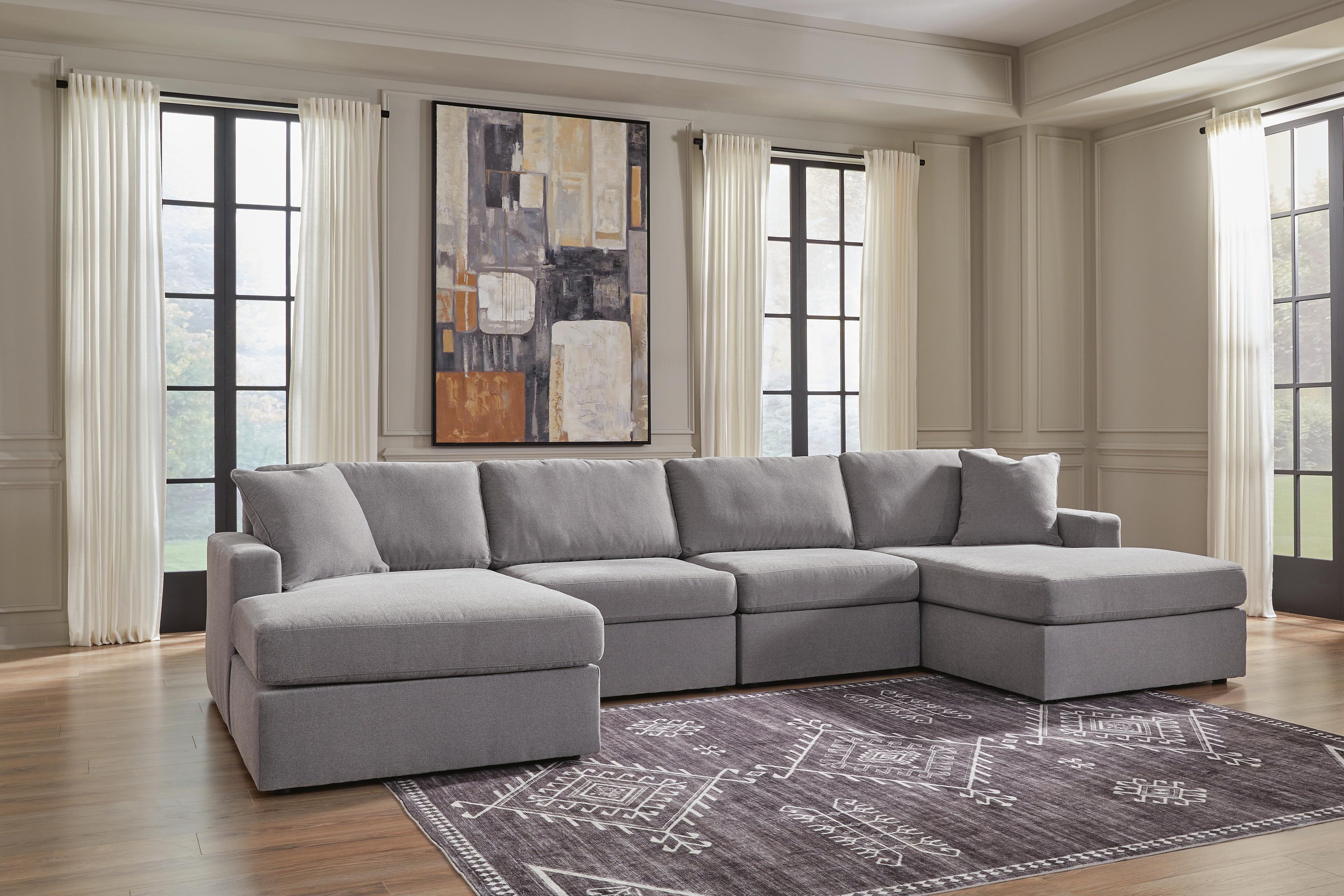 Solstice 4-Piece Sectional with Chaise
