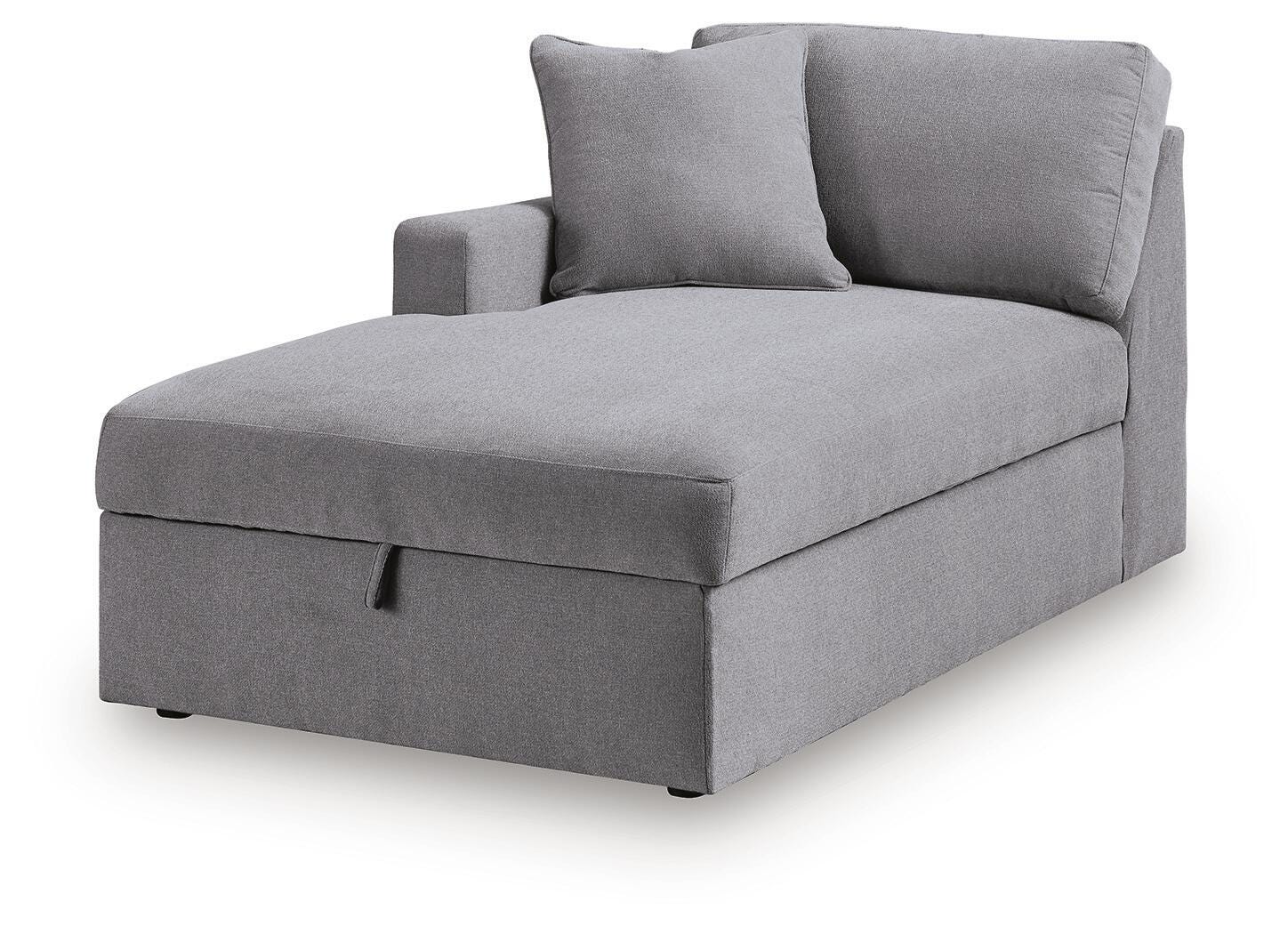 Solstice 8-Piece Sectional with Storage Chaise and Audio Consoles