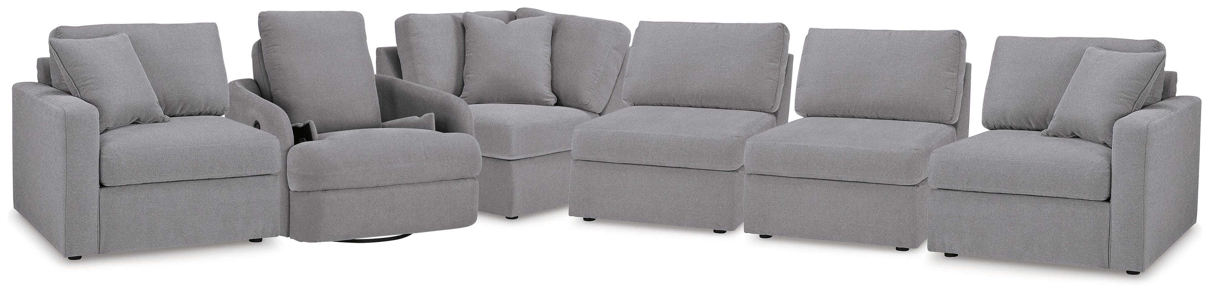 Solstice 5-Piece Sectional and Swivel Glider Recliner