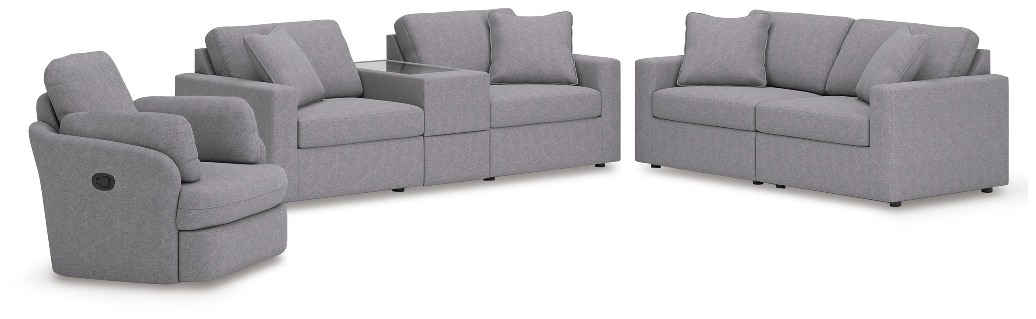 Solstice 3-Piece Sectional Sofa, 2-Piece Sectional Loveseat and Swivel Glider Recliner