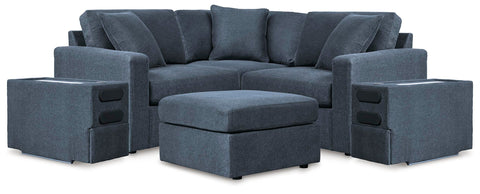 Solstice 5-Piece Sectional with Audio Console and Ottoman
