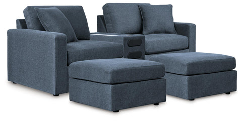 Solstice 3-Piece Sectional and 2 Ottomans