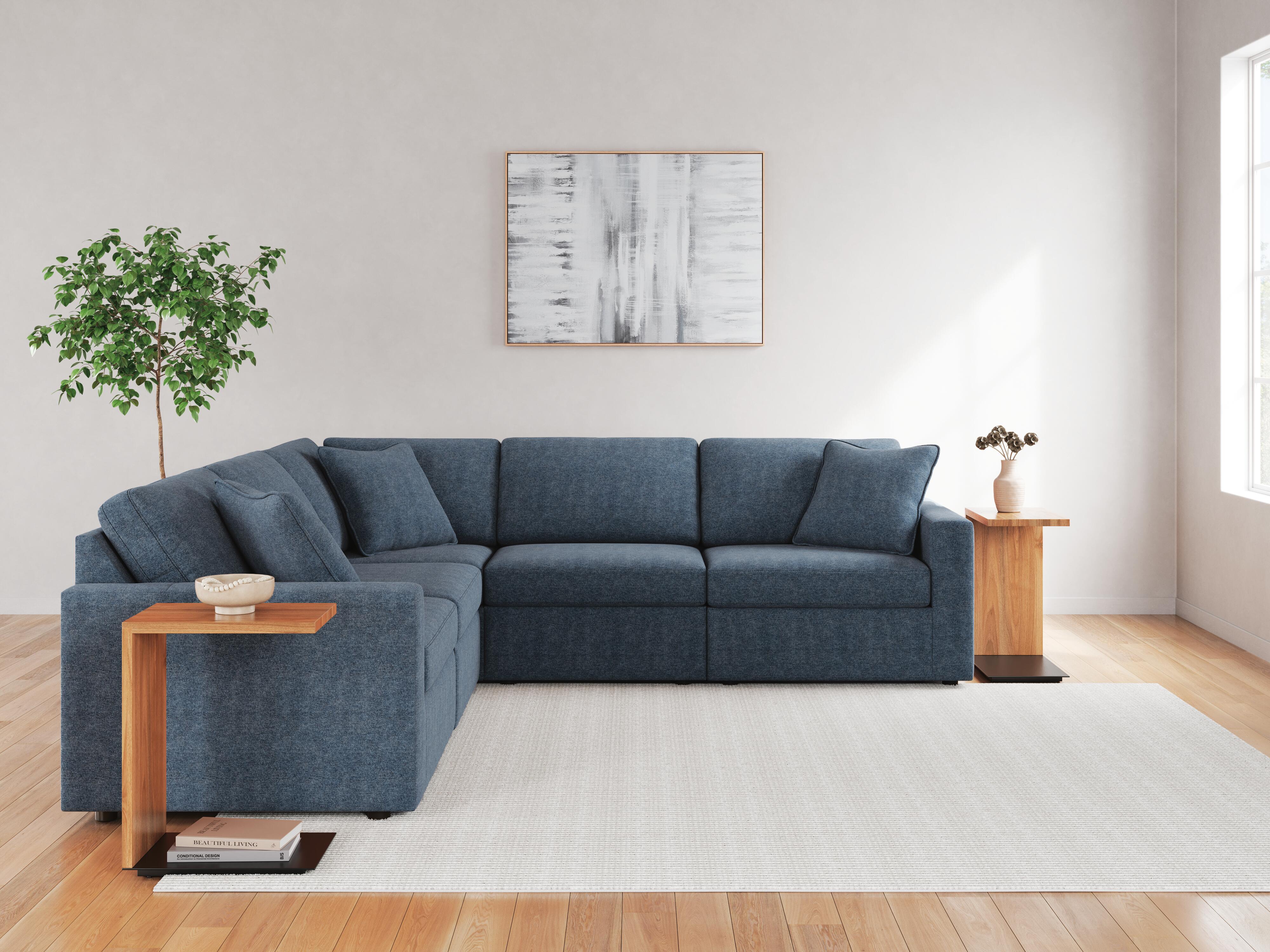 5-Piece Sectional with Ottoman