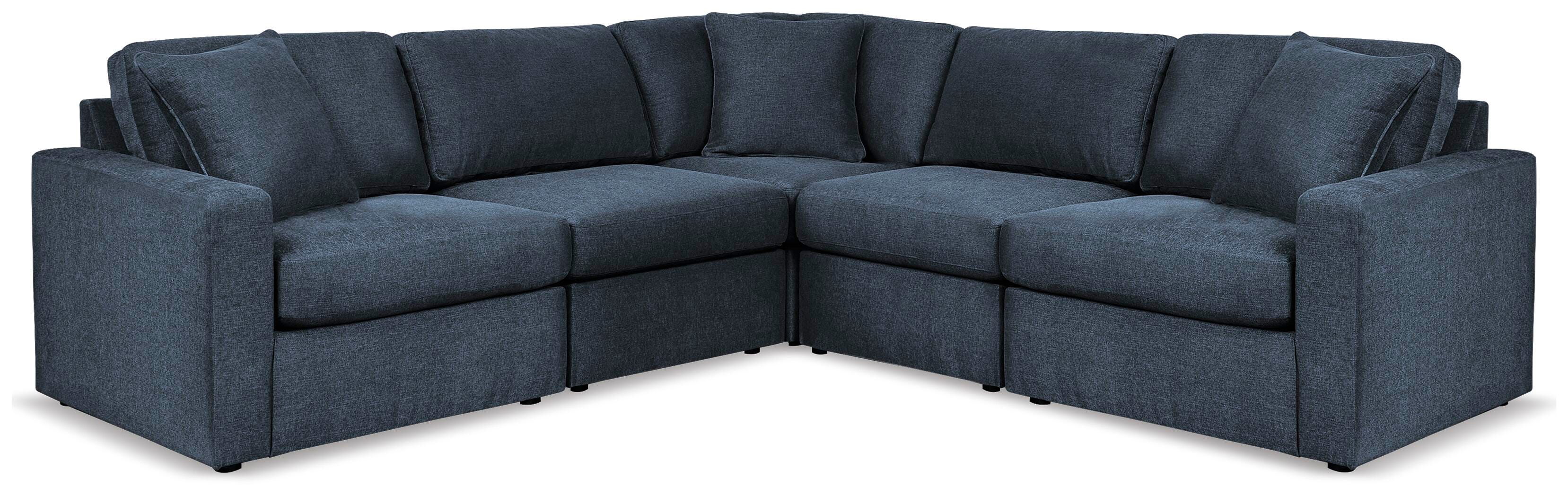 5-Piece Sectional with Ottoman