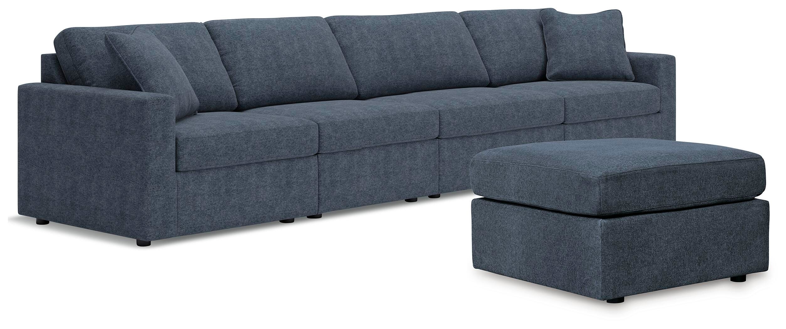 Solstice 4-Piece Sectional and Ottoman