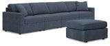 Solstice 4-Piece Sectional and Ottoman
