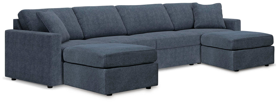 4-Piece Sectional with Ottoman
