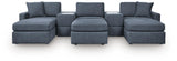 Solstice 5-Piece Sectional and 3 Ottomans