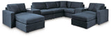 Solstice 6-Piece Sectional and 2 Ottomans