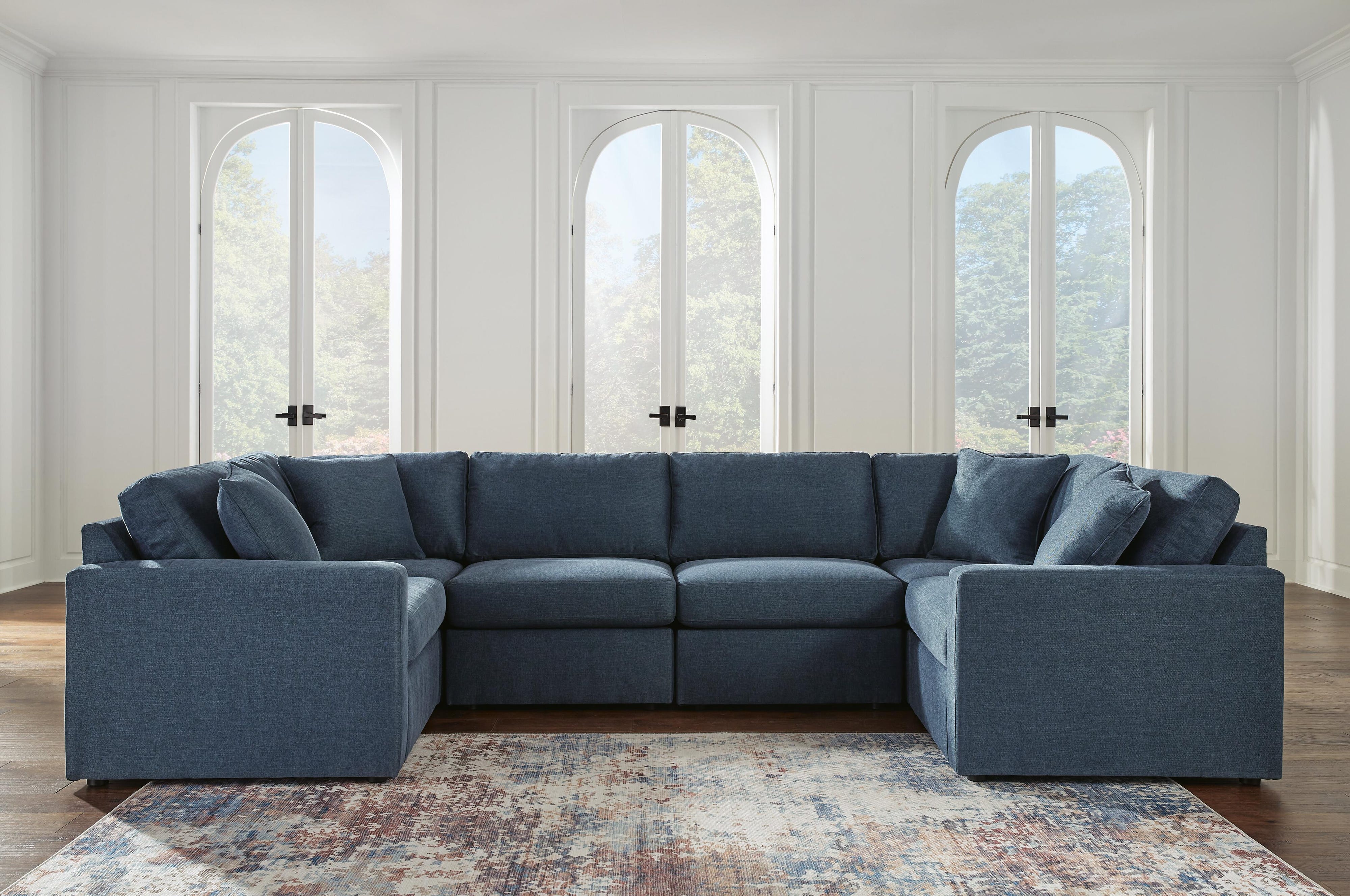 6-Piece Sectional with Ottoman
