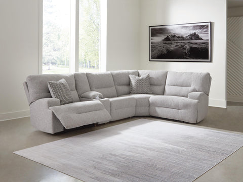 Northgate 5-Piece Power Reclining Sectional with Storage Console