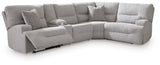 Northgate 5-Piece Power Reclining Sectional with Storage Console