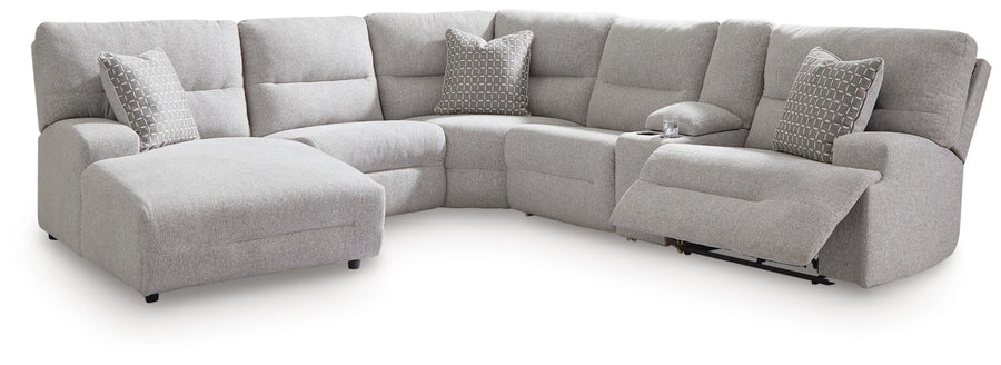 Northgate 6-Piece Power Reclining Sectional with Chaise