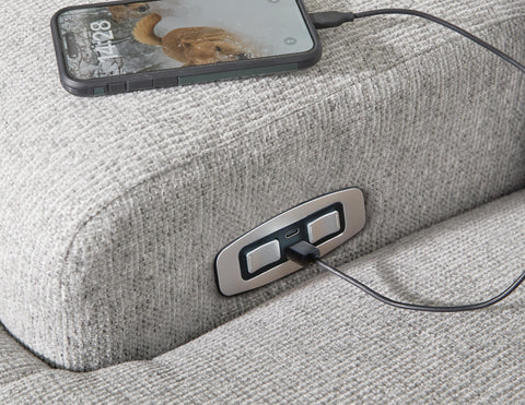 Northgate 5-Piece Power Reclining Sectional with Storage Console