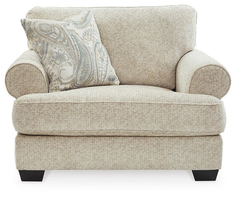 Monaghan Oversized Chair and Ottoman
