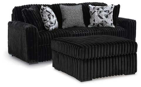 Nightfall Sofa and Oversized Ottoman