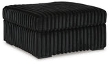 Midnight-Madness Sofa and Oversized Ottoman