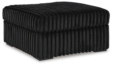 Nightfall 3-Piece Sectional, Chaise and Oversized Accent Ottoman