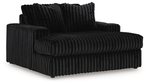 Nightfall 3-Piece Sectional, Chaise and Oversized Accent Ottoman