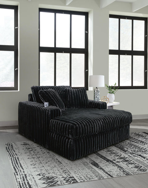 Nightfall 4-Piece Sectional and Oversized Chaise