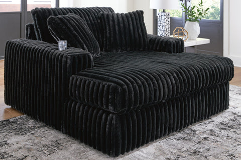 Nightfall 4-Piece Sectional and Oversized Chaise