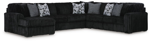 Nightfall 4-Piece Sectional with Chaise