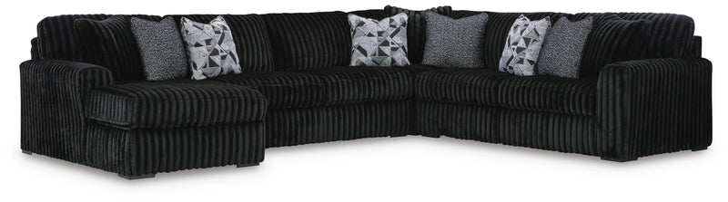 Nightfall 4-Piece Sectional with Chaise