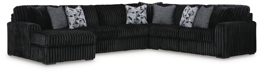 Nightfall 4-Piece Sectional with Chaise