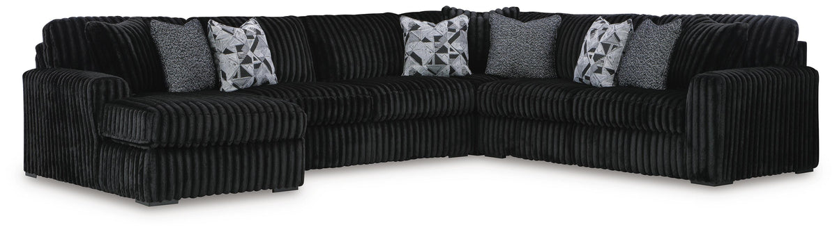 Nightfall 4-Piece Sectional with Chaise