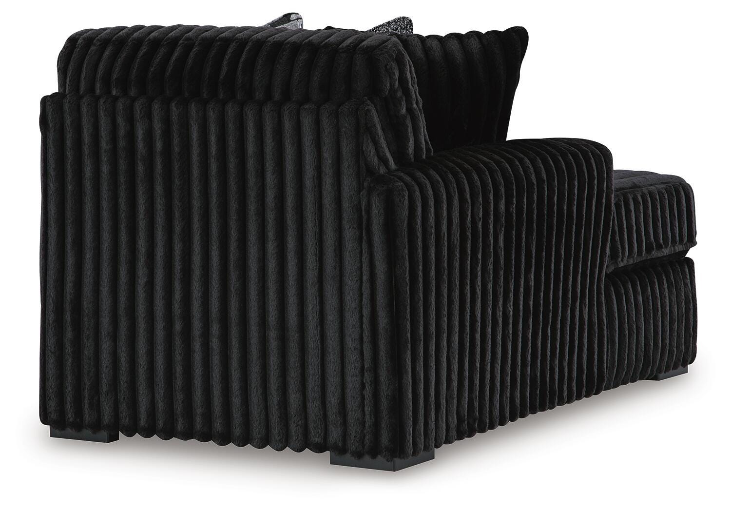 Nightfall 3-Piece Sectional with Double Chaise and Ottoman