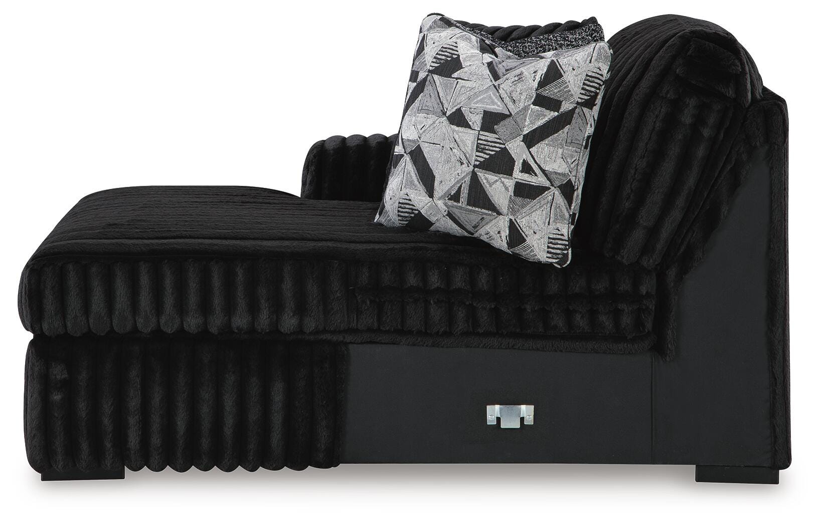 Midnight-Madness 2-Piece Sectional and Ottoman