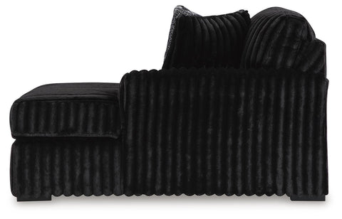 Nightfall 4-Piece Sectional and Oversized Chaise