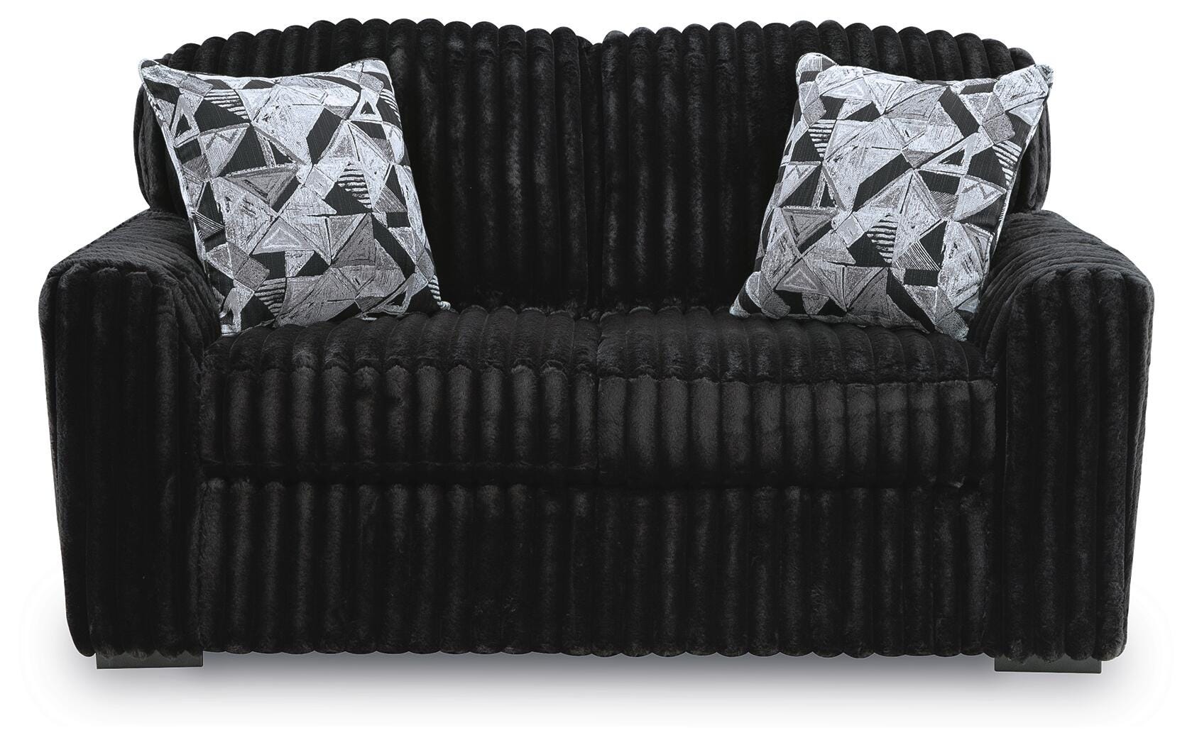 Midnight-Madness Sofa and Loveseat
