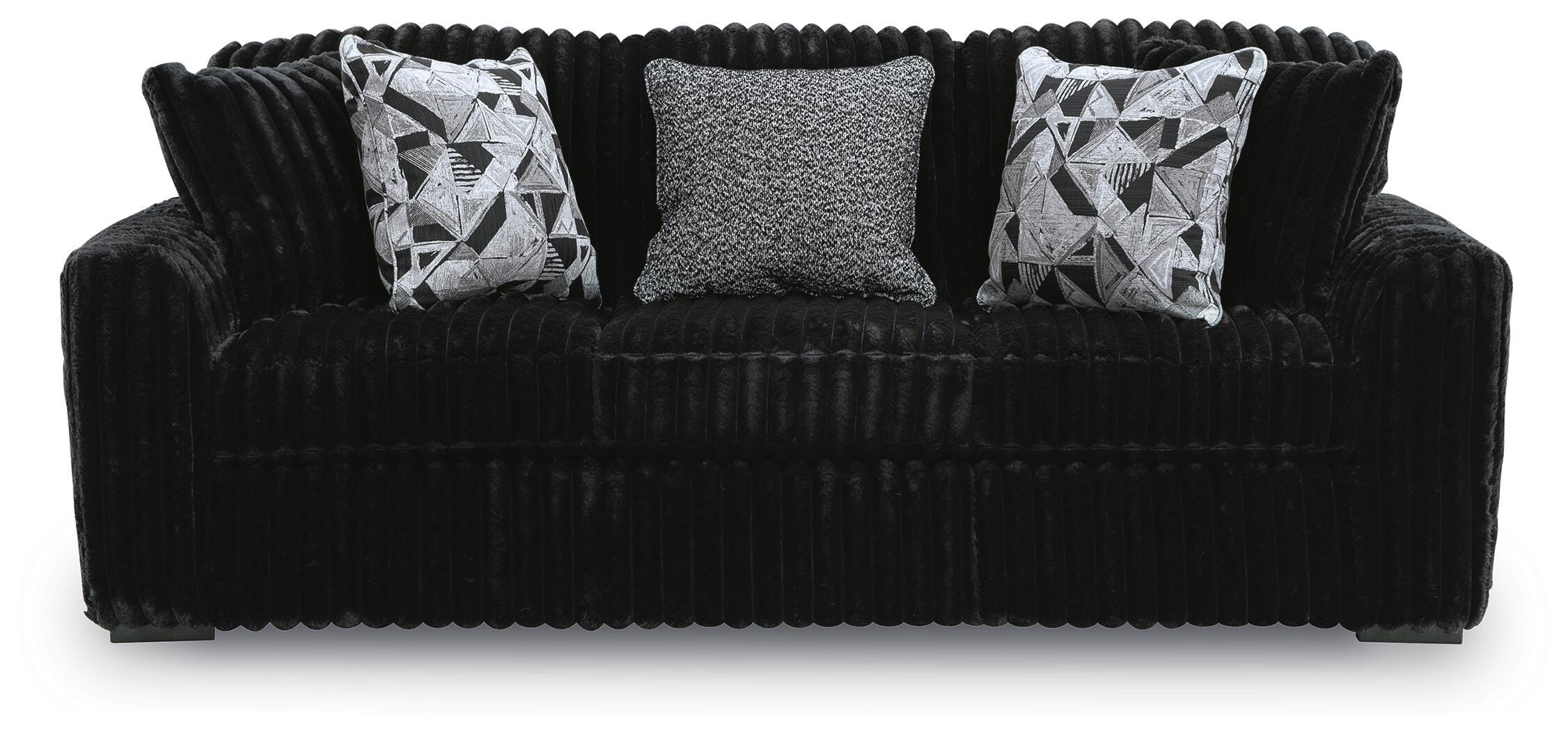 Midnight-Madness Sofa and Loveseat
