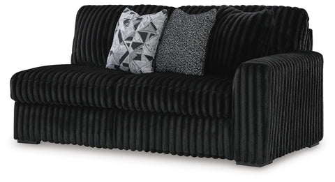 Nightfall 3-Piece Sectional, Chaise and Oversized Accent Ottoman