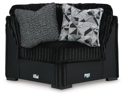 Nightfall 4-Piece Sectional and Oversized Chaise