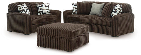 Nightfall Sofa, Loveseat and Oversized Ottoman