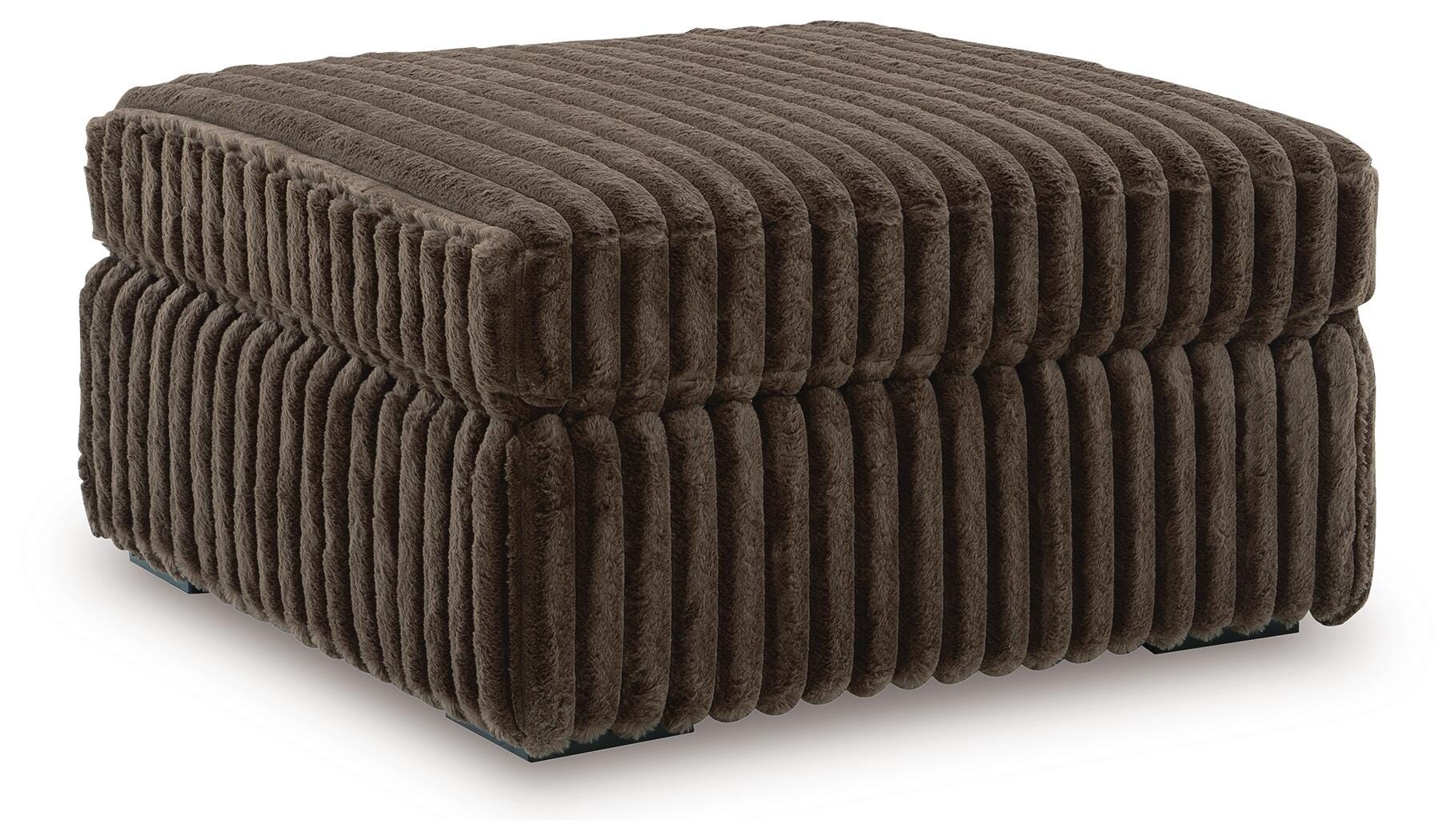 Midnight-Madness 3-Piece Sectional, Oversized Chair and Ottoman