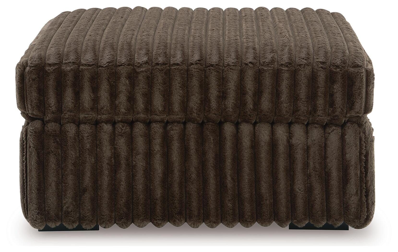 Midnight-Madness 3-Piece Sectional, Oversized Chair and Ottoman