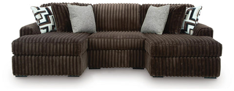 Nightfall 3-Piece Double Chaise Sectional