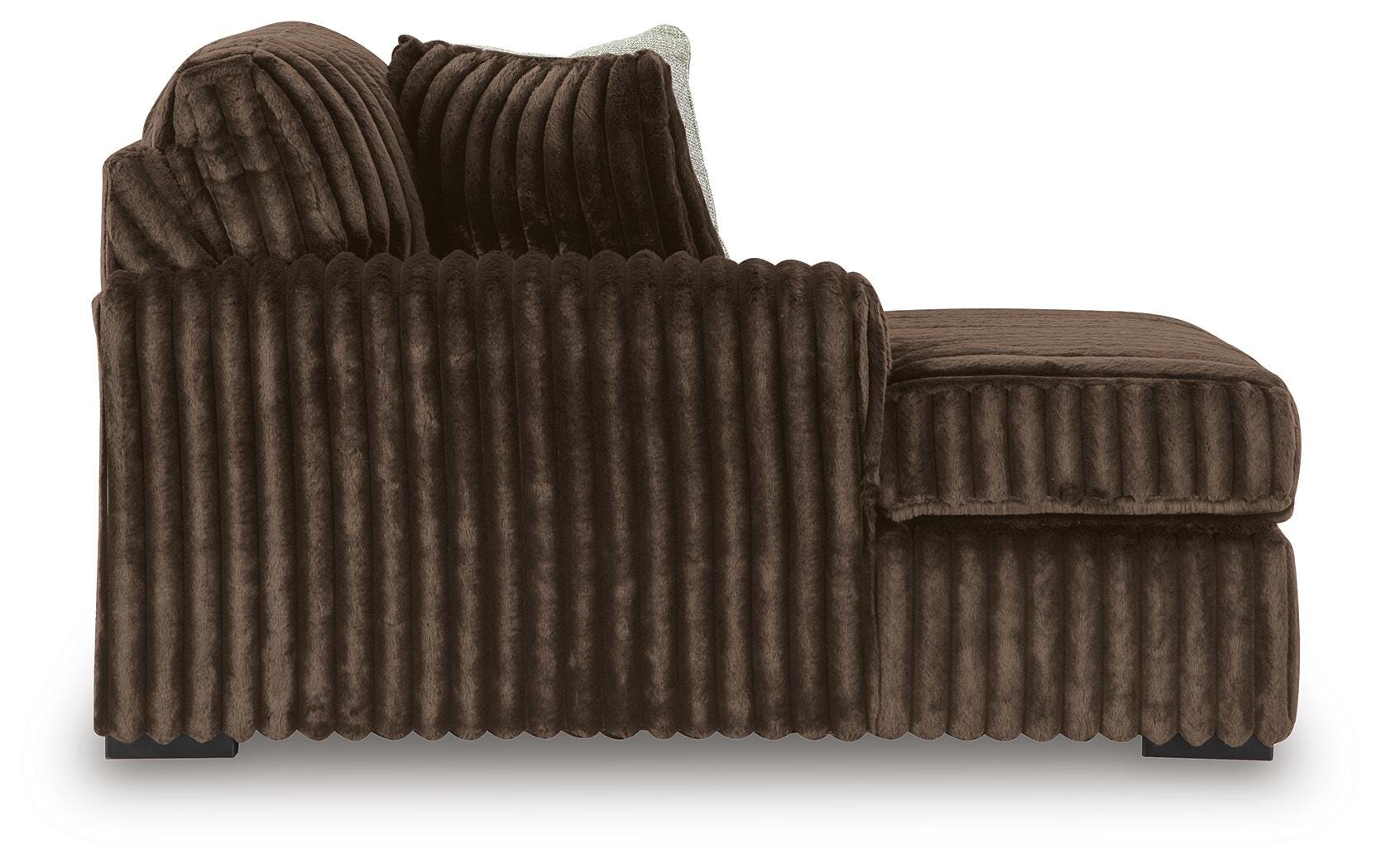 Midnight-Madness 3-Piece Sectional, Oversized Chair and Ottoman