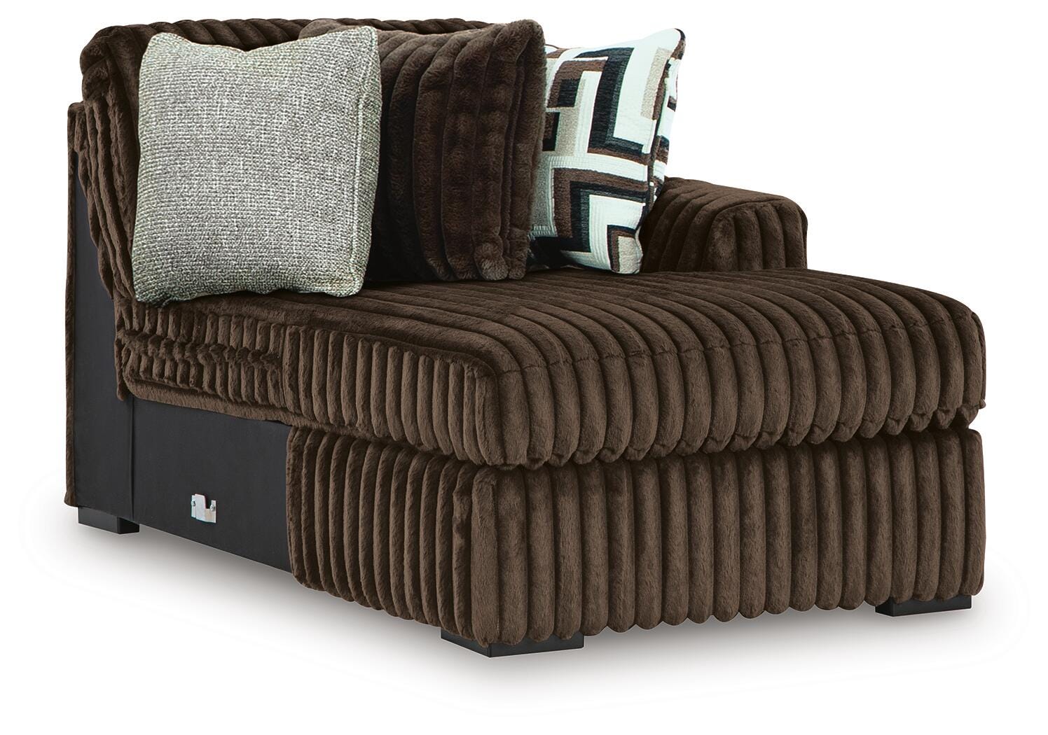 Midnight-Madness 2-Piece Sectional and Ottoman