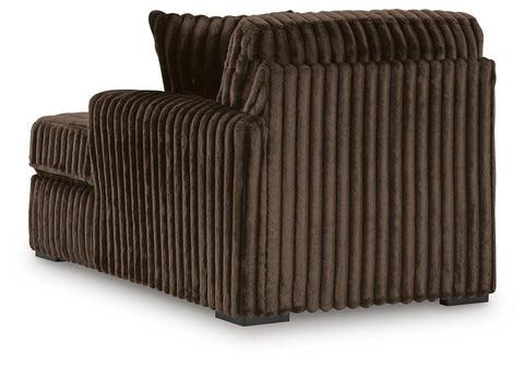 Nightfall 4-Piece Sectional with Chaise, Oversized Chair and Ottoman