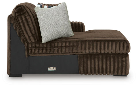 Nightfall 4-Piece Sectional and Oversized Chair