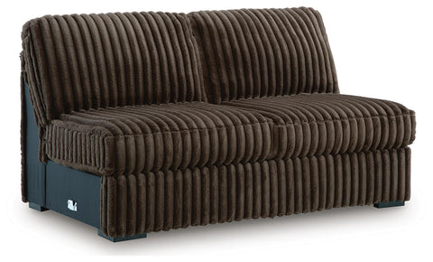 Nightfall 4-Piece Sectional with Chaise, Oversized Chair and Ottoman